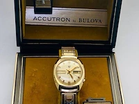 Vintage horloge - bulova accutron - zeldzaam stemvork horloge - afbeelding 2 van  9