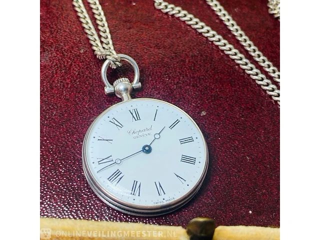 Vintage horloge - chopard - zakhorloge/pendant horloge - afbeelding 4 van  5