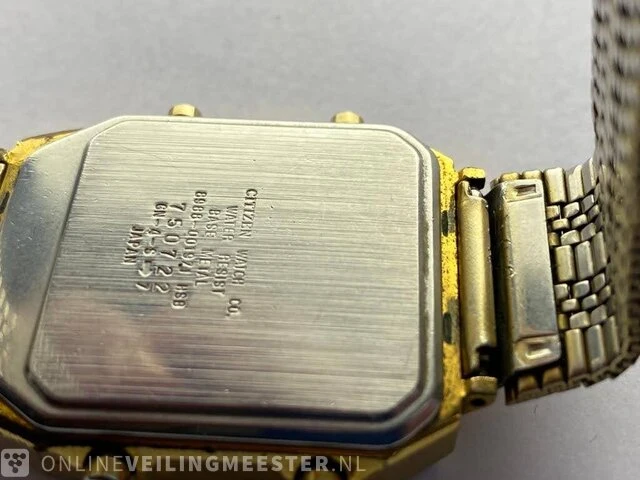 Vintage horloge - citizen ana-digi met thermostaat - afbeelding 9 van  10