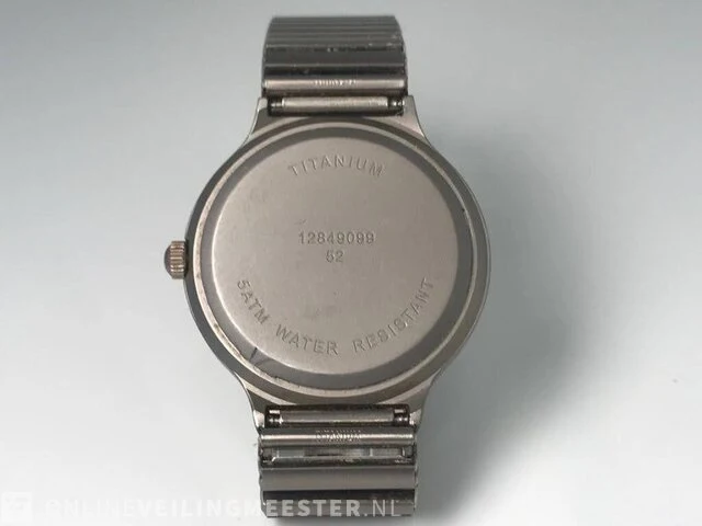 Vintage horloge - garonne - titanium - afbeelding 2 van  5