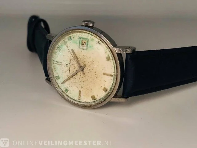 Vintage horloge - hamilton - handwinder - afbeelding 2 van  5