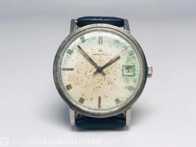 Vintage horloge - hamilton - handwinder - afbeelding 3 van  5