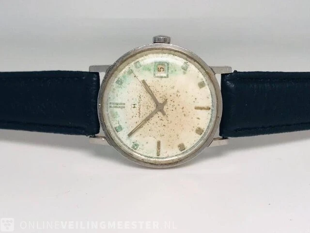 Vintage horloge - hamilton - handwinder - afbeelding 5 van  5