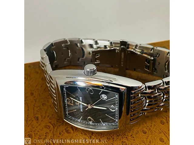 Vintage horloge - jacques lemans - art deco duikhorloge - afbeelding 7 van  9