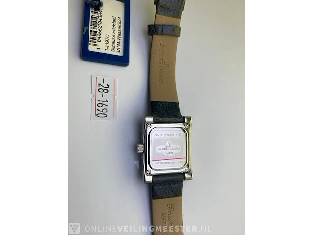 Vintage horloge - jacques lemans - art-deco - afbeelding 5 van  8