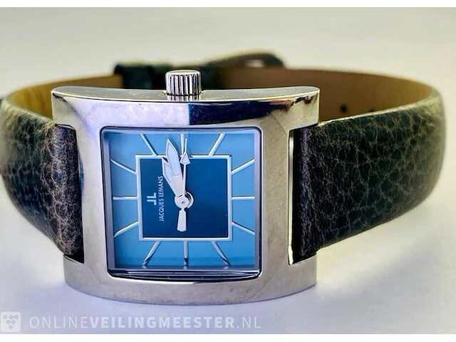 Vintage horloge - jacques lemans - art-deco - afbeelding 7 van  8