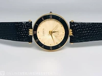 Vintage horloge - jemis tokyo - diamantgeslepen glas - afbeelding 2 van  6