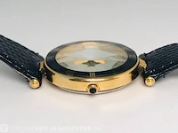 Vintage horloge - jemis tokyo - diamantgeslepen glas - afbeelding 3 van  6