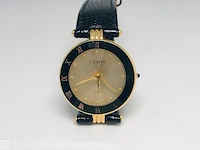 Vintage horloge - jemis tokyo - diamantgeslepen glas - afbeelding 4 van  6