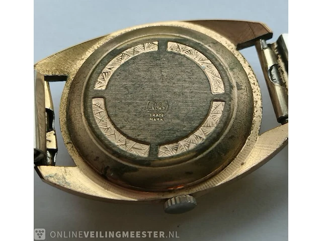 Vintage horloge - ling - mechanisch horloge - afbeelding 2 van  4