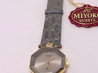 Vintage horloge - miyoko - 18kt - afbeelding 5 van  6