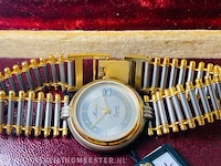 Vintage horloge - monté - two tone - afbeelding 1 van  5