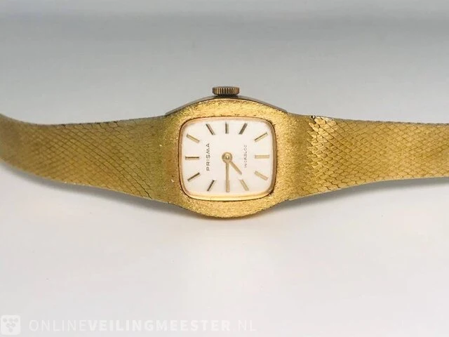 Vintage horloge - prisma - handwinder - afbeelding 2 van  5