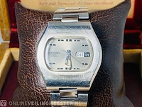 Vintage horloge - seiko 5 tv model - automaat - afbeelding 2 van  5