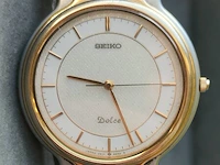 Vintage horloge - seiko dolce - snowflake wijzerplaat - afbeelding 1 van  5