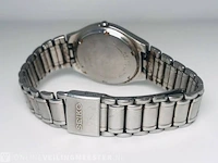Vintage horloge - seiko sq - met zeldzame band - afbeelding 2 van  5