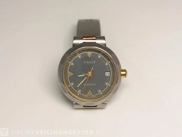 Vintage horloge - tissot seastar - dameshorloge - afbeelding 4 van  5