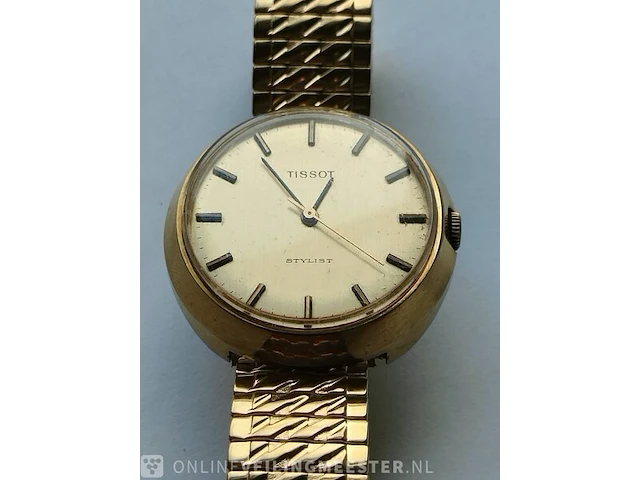 Vintage horloge - tissot stylist - mechanisch horloge - afbeelding 1 van  5