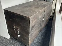 Vintage houten kist, 45x92x60 cm - afbeelding 1 van  3