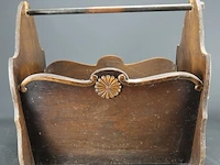 Vintage houten lectuurbak - afbeelding 3 van  5