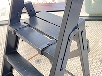 Vintage houten uitzettrap - afbeelding 2 van  3