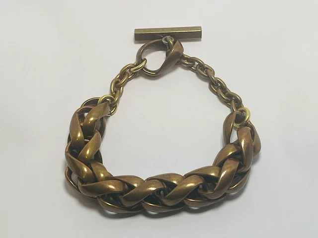 Vintage hugo boss zware stalen armband - new old stock - afbeelding 2 van  5