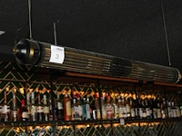 Vintage industriele hanglamp met lengte 120 cm. - afbeelding 2 van  3