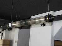 Vintage industriele hanglamp met lengte 120 cm. - afbeelding 3 van  3