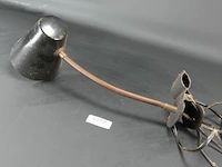 Vintage industriële klemlamp - afbeelding 1 van  5
