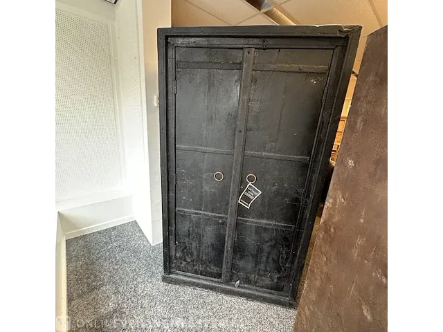 Vintage kast, 111x43x187 cm - afbeelding 1 van  5
