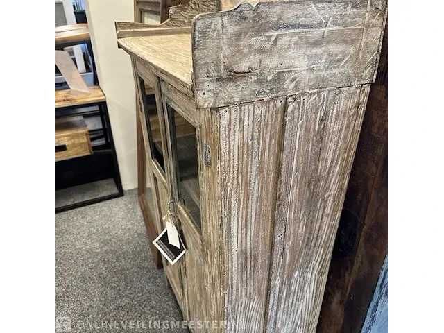 Vintage kast, 75x40x136 cm - afbeelding 3 van  4