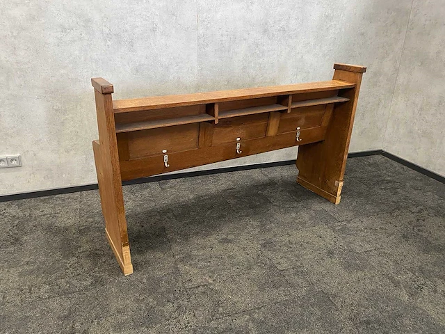Vintage kerkbank 160cm - afbeelding 2 van  18