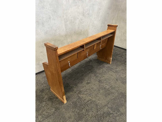 Vintage kerkbank 160cm - afbeelding 3 van  18