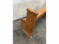 Vintage kerkbank 160cm - afbeelding 9 van  18