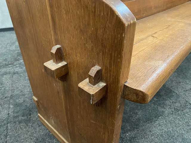Vintage kerkbank 160cm - afbeelding 14 van  18