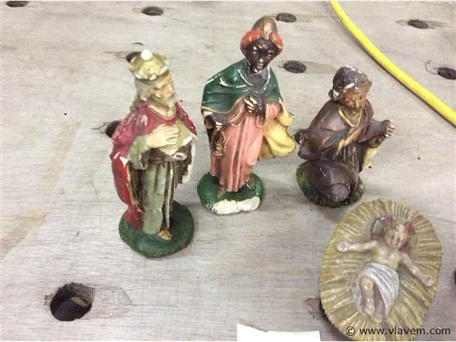 Vintage kerstfiguren - afbeelding 3 van  4