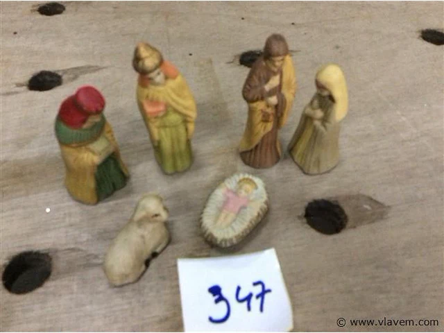 Vintage kerstfiguren - afbeelding 1 van  3