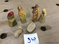 Vintage kerstfiguren - afbeelding 1 van  3