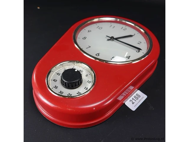 Vintage keukenklok - afbeelding 1 van  5