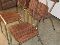 Vintage keukenstoelen - afbeelding 2 van  4
