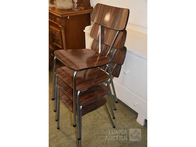 Vintage keukenstoelen - afbeelding 4 van  4