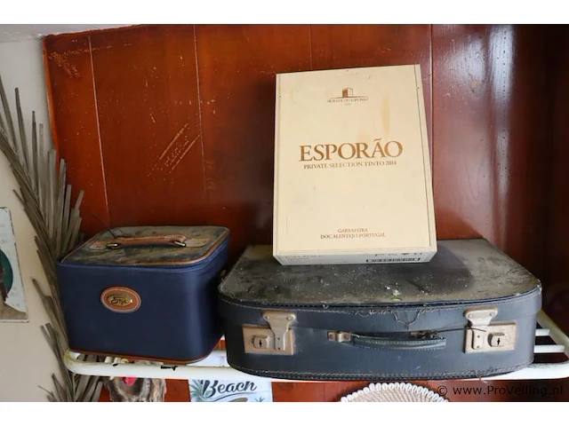 Vintage koffer - 2 stuks - afbeelding 1 van  5