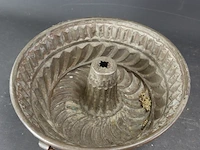 Vintage koper/messing cakevorm - afbeelding 4 van  5