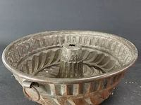 Vintage koper/messing cakevorm - afbeelding 5 van  5
