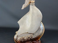 Vintage larsen cognac zeilschipfles - afbeelding 1 van  5