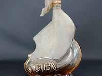 Vintage larsen cognac zeilschipfles - afbeelding 2 van  5