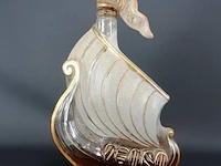 Vintage larsen cognac zeilschipfles - afbeelding 4 van  5