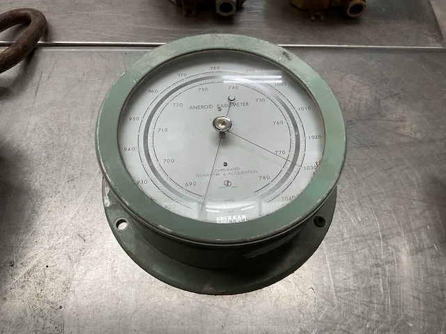 Vintage marine barometer - afbeelding 1 van  2