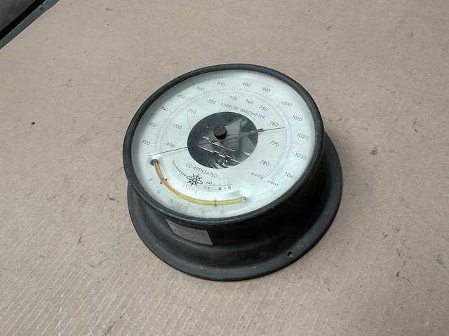 Vintage marine barometer - afbeelding 2 van  2