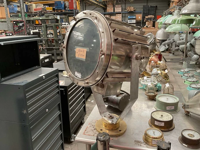 Vintage marine flood light - afbeelding 1 van  6